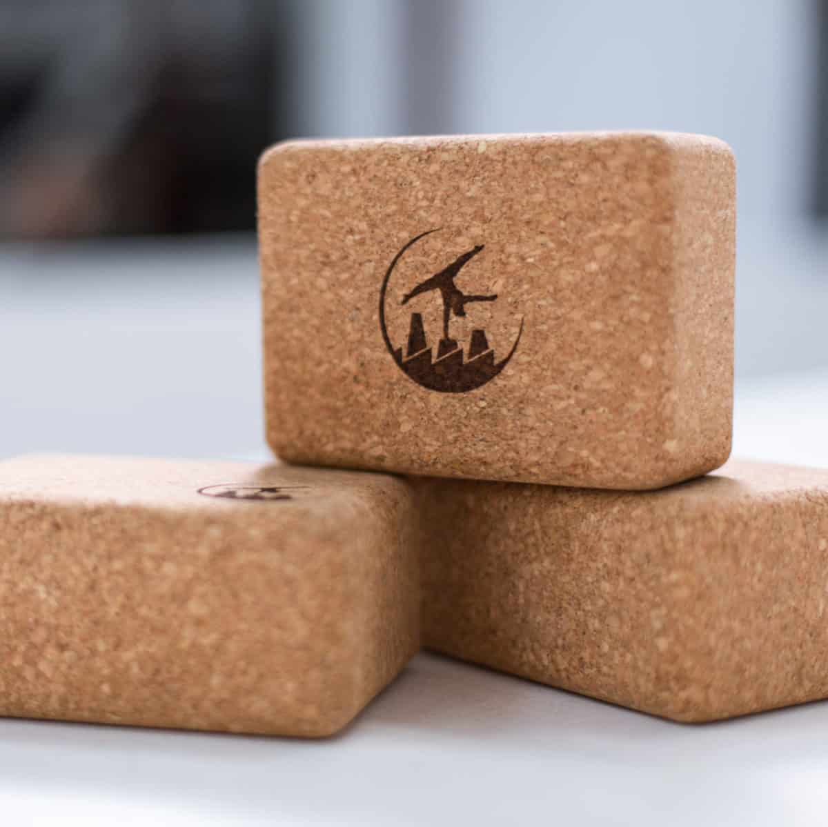 Pair of Cork Blocks Handstand Factory